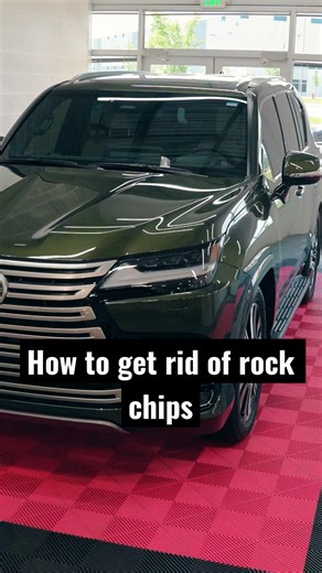 How to get rid of rock chips