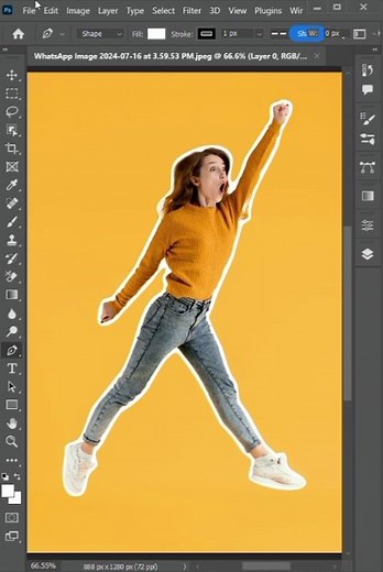 Photoshop White Outline Effect | Step-by-Step Guide