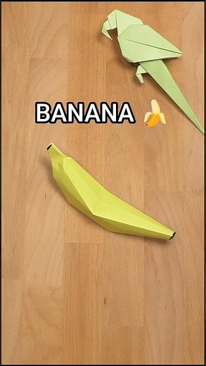 CHICKEN BANANA ORIGAMI | HOW TO MAKE AN PAPER BANANA STEP BY STEP INCLART