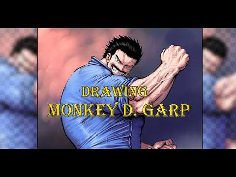MONKEY D. GARP - Digital Drawing - [One Piece]