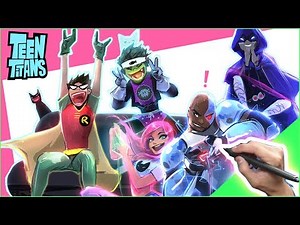 TURNING MY FRIENDS INTO TEEN TITANS!
