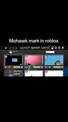 Mohawk Mark in Roblox: My Movie Gameplay