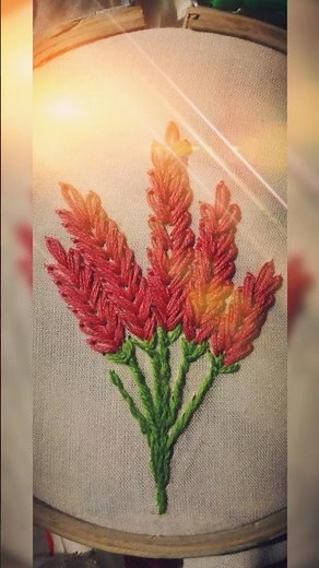 How to make Realistic Leaves 🌿 |easy simple embroidery for deginners