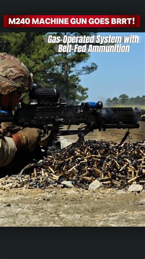 M240 Machine Gun Goes BRRT!