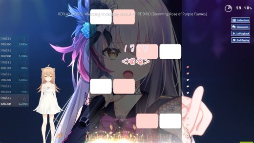 [om4k] Fire Bird - Roselia 98.45％