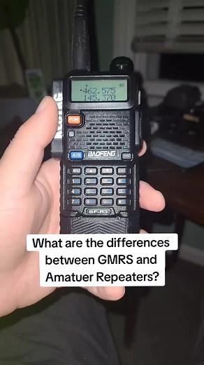 Difference between Ham repeaters and GMRS repeaters #shtf #prepping #radio #amatuerradio #GMRS #cb #baofeng #gmrsradio #ham