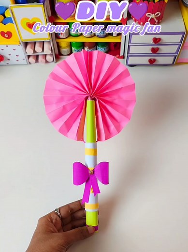 DIY Magic Paper Fan: Easy Craft for All Ages
