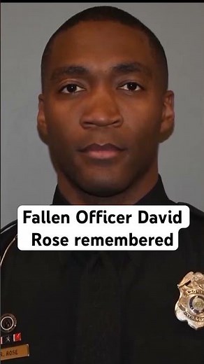 Fallen Officer David Rose remembered