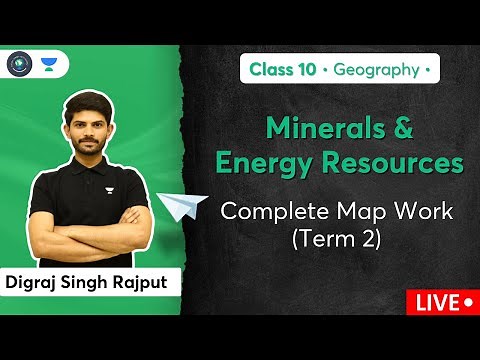 CBSE Class 10: Minerals and Energy Resources | Complete Map Work | Social School | Digraj Sir