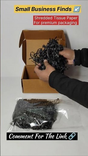 Stop Using Bubble Wrap ❌ | Use this Eco-Friendly Black Shredded Paper for Packaging