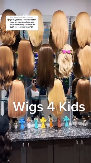 chl0ebean - Reply to experiment_626__ do u recommend any brands for real wigs #greenscreenvideo YES WIGS4KIDS #Humanhair #bald #alopecia #wigs4kids #fypシ | Chloe Marie Bean