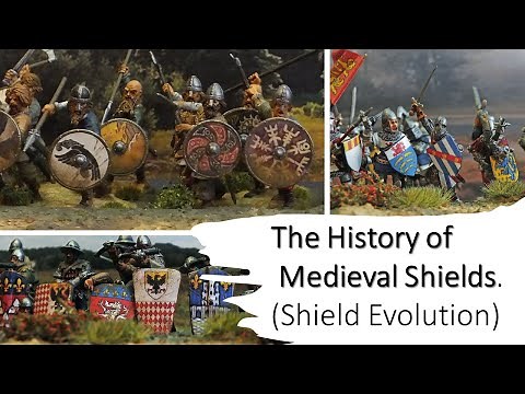 The History of Medieval Shields.(Shield Evolution)