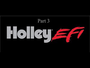 Holley EFI Terminator X software Part 3