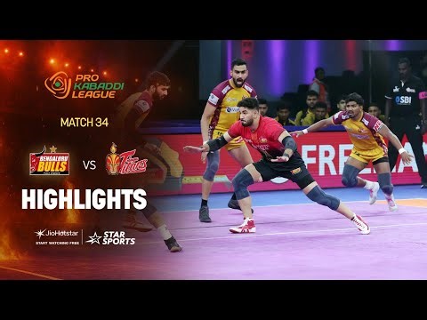Edge-of-Seat Finish in Southern Derby Bengaluru Bulls Beat Telugu Titans | HIGHLIGHTS | #PKL12