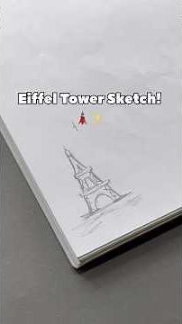 Drawing the Eiffel Tower: A Parisian Dream on Paper 🗼✨