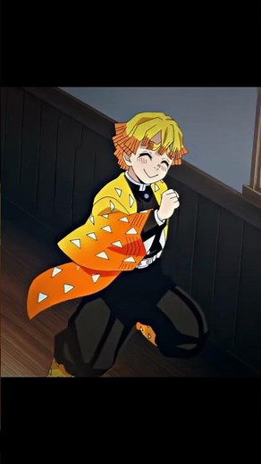 Zenitsu Happy Version #4k #moments #kimetsunoyaiba #demonslayer #zenitsu #happy #anime #funny