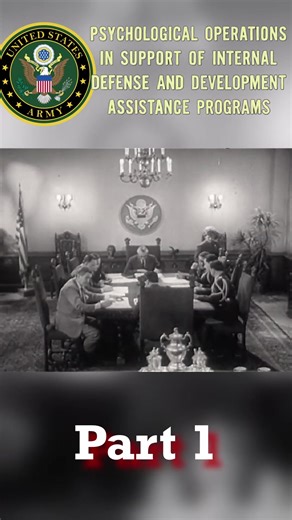A 1968 U.S. Army training film introduces “psychological operations” as a tool of modern warfare. The tone is calm, clinical, and confident—setting the stage for a very particular view of hearts, minds, and influence. #VintageFilm #ColdWarHistory #MilitaryArchives #PublicDomain #ClassicCutUps