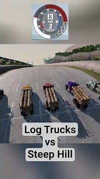 Insane Log Truck Crash on Extreme Steep Hill 🚚💥 BeamNG Drive Stress Test