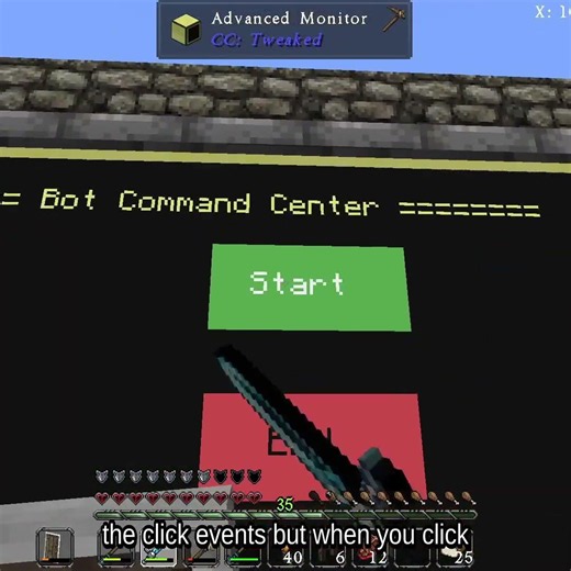 Finished the Touchscreen Dashboard in Minecraft! #computercraft