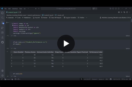 #datascience #eda #machinelearning #studentperformance #python #dataanalysis #aiengineering #edtech #datavisualization #learningbydoing | Deva Krishnaa E