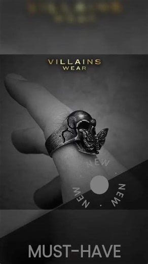 Death Moth Stainless Steel Ring