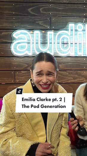 Emilia Clarke Discusses 'The Pod Generation' in Exclusive Interview with SmartLess