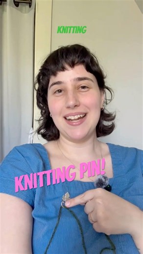 Office supplies out! Knitting pin in! 🧶 ✨ #knittube ￼