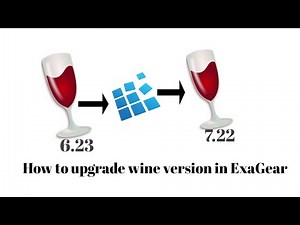 How to upgraded wine version in ExaGear