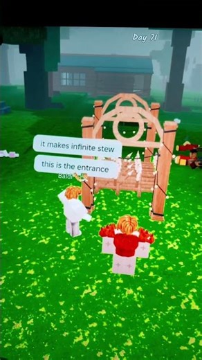 Me and Baldi playing 99 nights in the forest