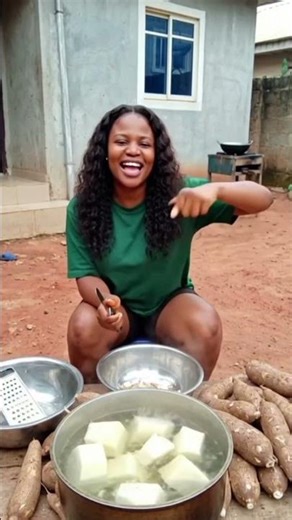 How to process Abacha (African salad) from scratch