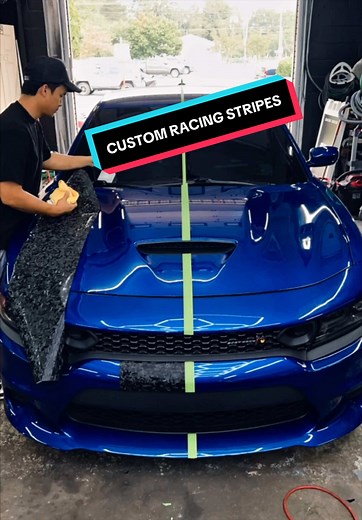 Dodge Charger Custom Forge Carbon Stripes | Vinyl Wrap Tutorial
