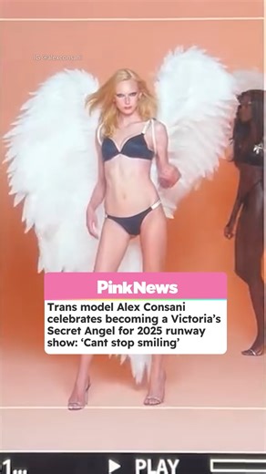 1.3M views · 18K reactions | Trans model Alex Consani has just announced she will be a Victoria's Secret Angel in this year's iconic fashion show ️‍⚧️ | PinkNews | Facebook