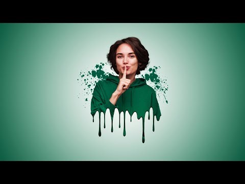 Dripping Effect | Splatter Effect | Photoshop Tutorial