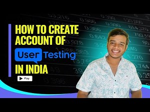 How to create User Testing Account in India | Live Proof | #usertesting #earnmoneyonline