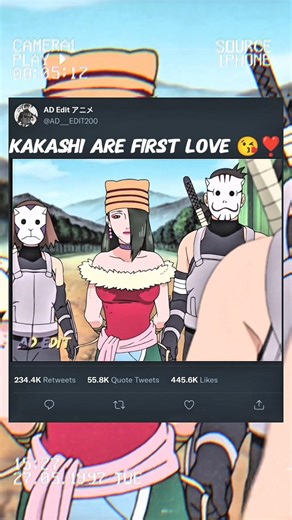 ❤️ Kakashi’s First Love? 😳🔥 #Shorts