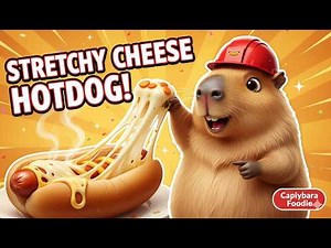 Capybara Makes Cheese Hotdog 🧀🌭 | Funny ASMR Cooking | Capybara Foodie