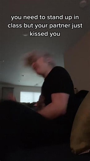 Partner's Kiss in Class