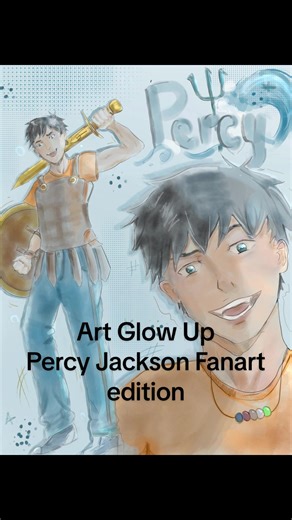 Art Glow Up: Percy Jackson FanArt Transformation