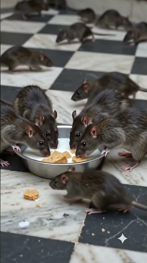 Inside India's BIZARRE Rat Temple! 🐀🛕 (Karni Mata Rajasthan) #KarniMataTemple #RatTemple