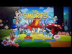 The Smurfs Season 1 Volume 1 (Disc 1) 2008 DVD Menu Walkthrough