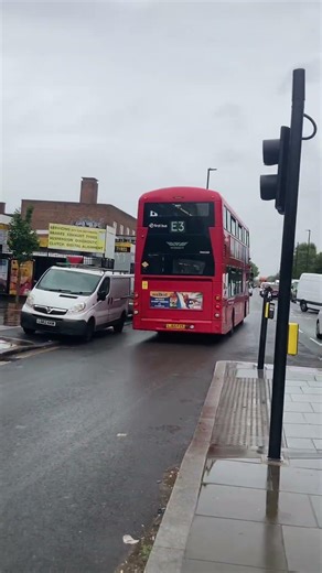 E3 London bus with assault alarms