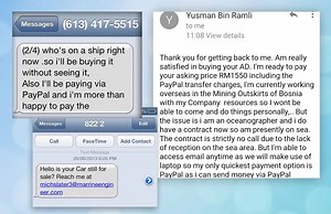 Oceanographer/Marine Engineer Scam