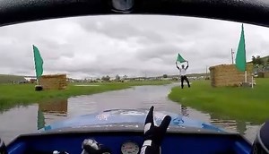 Sprint boat Team Jolly Roger navigating the precise race course. #team #jollyroger #sprintboat #precise #racecourse #teamwork | Speedboat Magazine