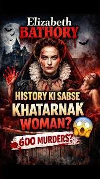 Elizabeth Bathory: History Ki Sabse Khatarnak Woman? 😱#shorts