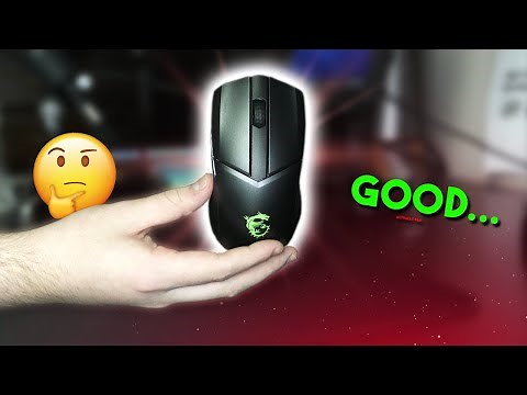 MSI Clutch GM41 Wireless Review (best wireless mouse ever no cap)