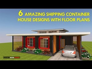 Best 6 MODERN Shipping Container HOUSE DESIGNS with FLOOR PLANS | SHELTERMODE