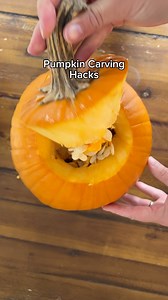 A few hacks to make pumpkin carving a little easier #halloween #pumpkin #pumpkincarving #fall #viralvideo | Live Composed