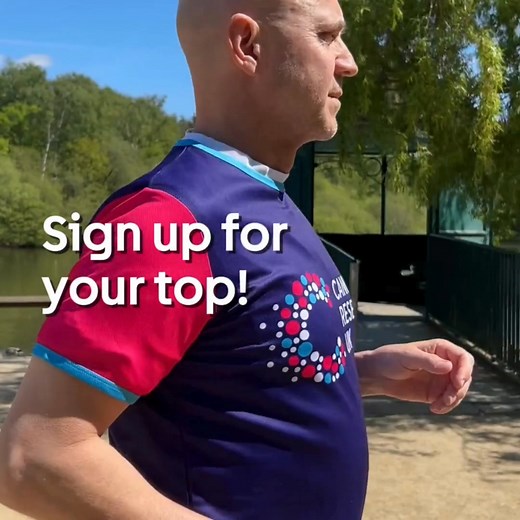 31 DAY RUN CHALLENGE: Run 62 miles in July. Run in your free t-shirt. Run for everyone you know affected by cancer. Could you do this July running challenge to help fund life-saving research? Sign up now! | Cancer Research UK
