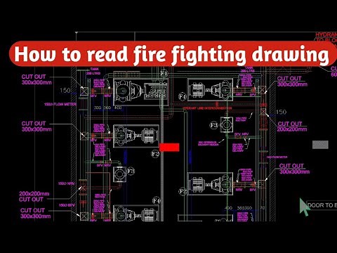 How to read fire fighting drawing