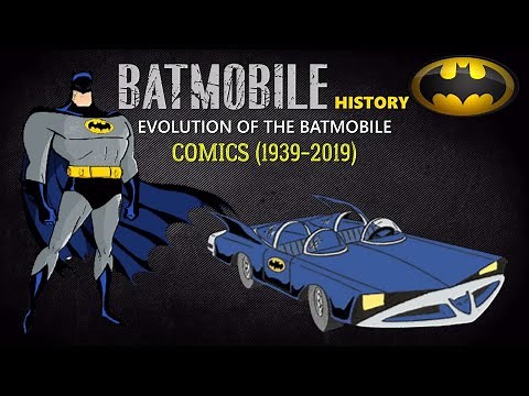 BATMOBILE HISTORY COMICS (1939-2019) - EVOLUTION OF THE BATMOBILE - BATMAN COMICS
